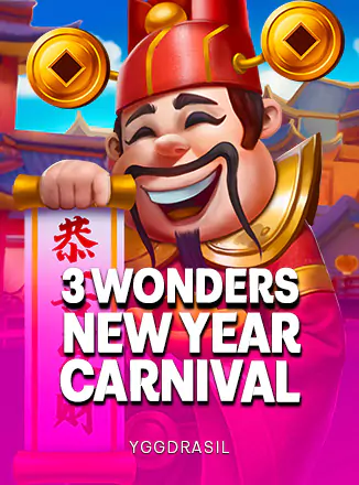 ภาพเกม 3 Wonders New Year Carnival จากค่าย Yggdrasil สำหรับส่วนเนื้อหา 98m vip